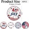 48pcs 4th of July Paper Plates, 7 Inch Red White Blue Patriotic Dessert Plates Disposable American Flag USA Party Plate Tableware Set Party Decorations for Fourth of July Memorial Day Independence Day